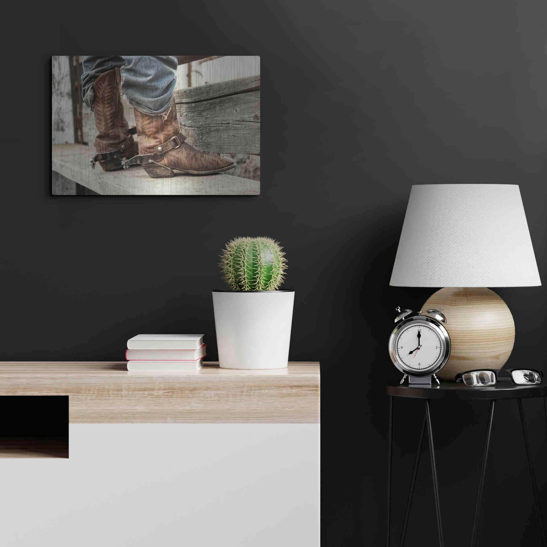 Luxe Metal Art 'Like a Second Skin' by Lisa Dearing, Metal Wall Art,24x16