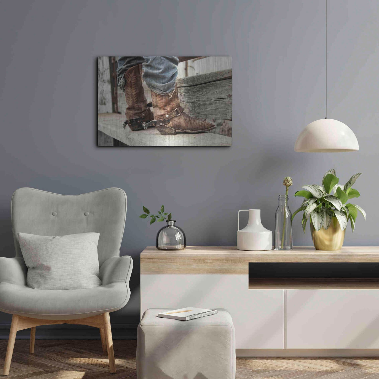 Luxe Metal Art 'Like a Second Skin' by Lisa Dearing, Metal Wall Art,24x16