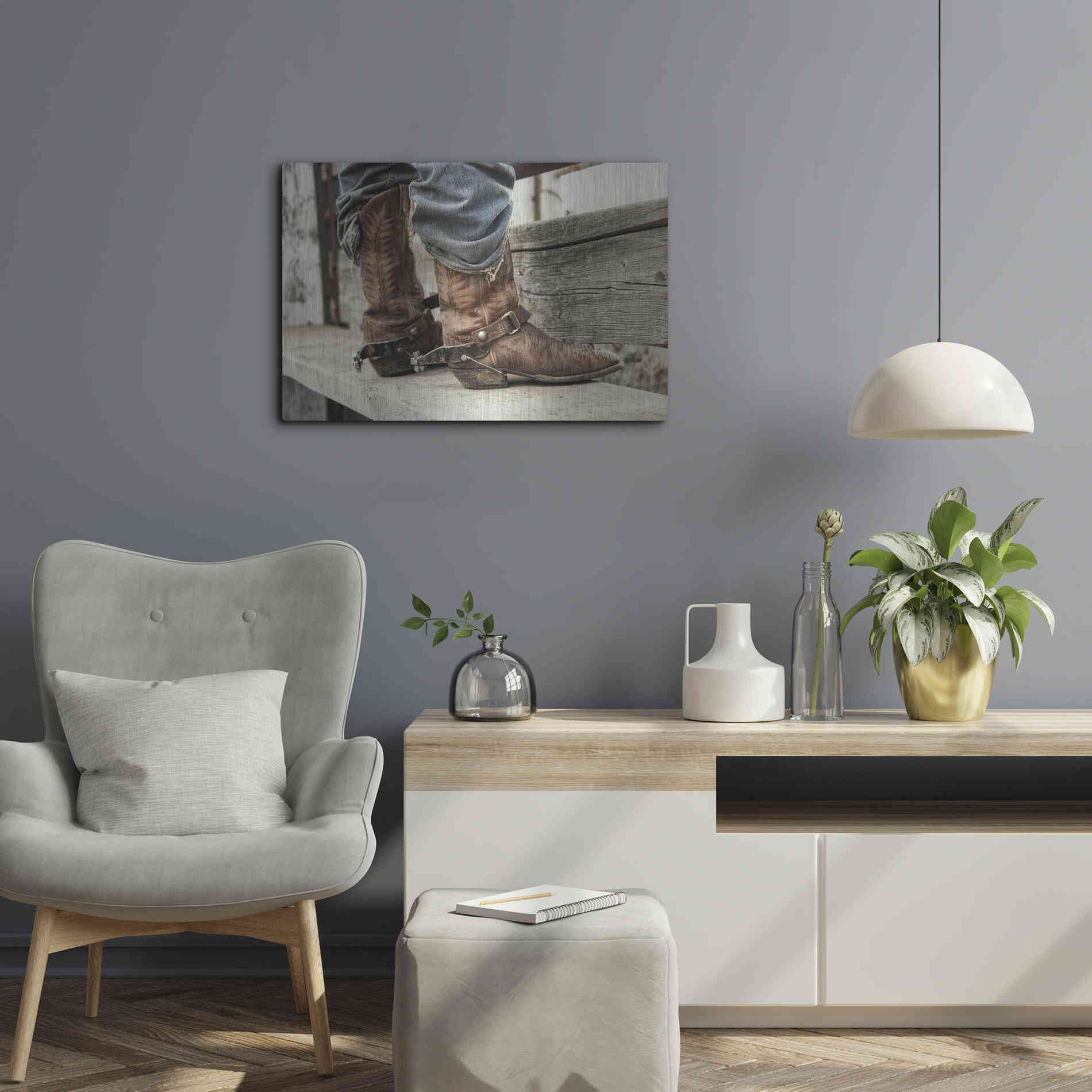 Luxe Metal Art 'Like a Second Skin' by Lisa Dearing, Metal Wall Art,24x16