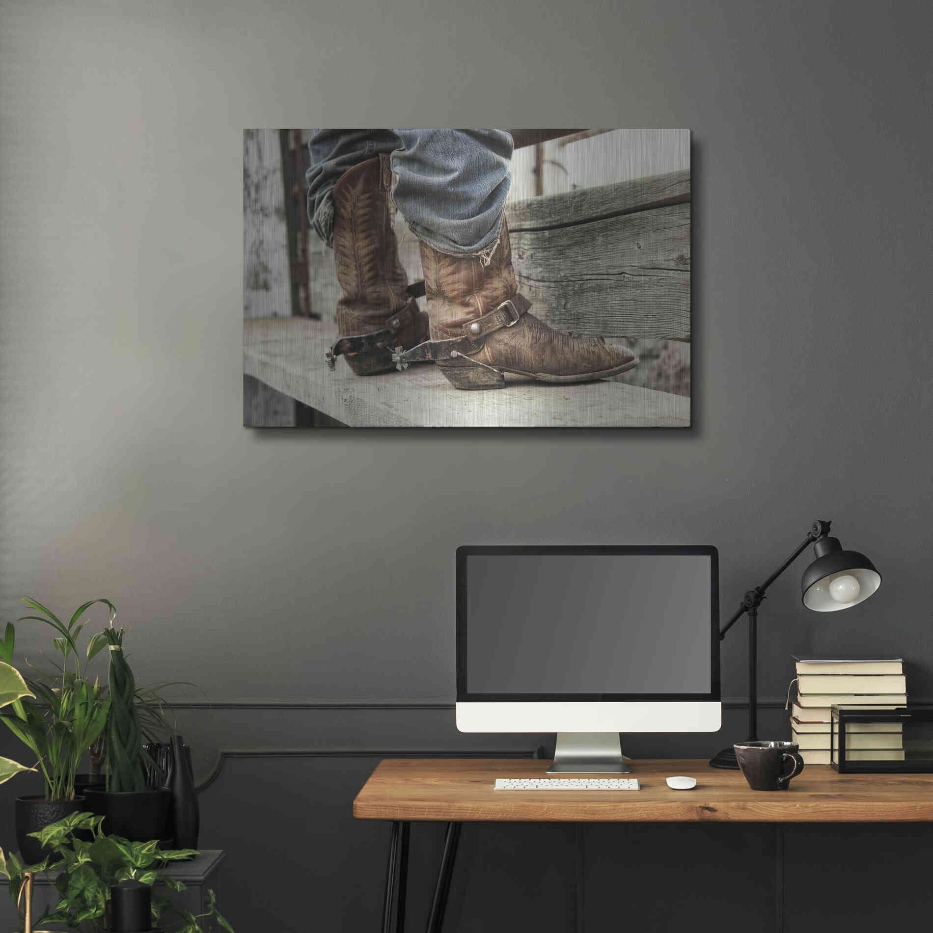 Luxe Metal Art 'Like a Second Skin' by Lisa Dearing, Metal Wall Art,36x24