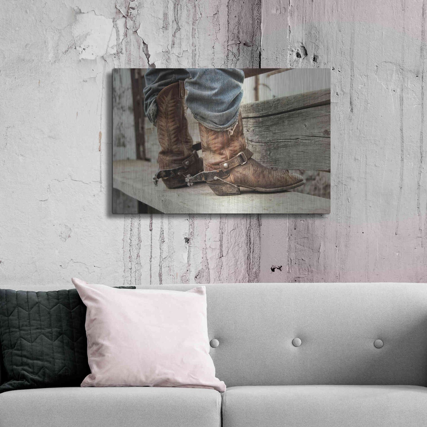 Luxe Metal Art 'Like a Second Skin' by Lisa Dearing, Metal Wall Art,36x24