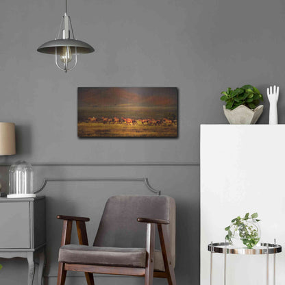 Luxe Metal Art 'Montana Dreaming' by Lisa Dearing, Metal Wall Art,24x12