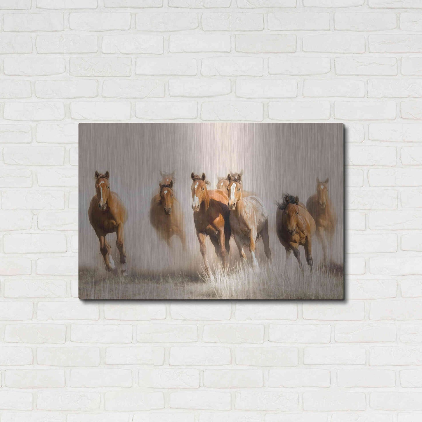 Luxe Metal Art 'Outlaws' by Lisa Dearing, Metal Wall Art,36x24