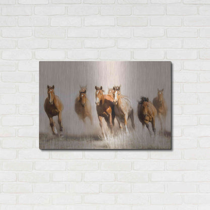 Luxe Metal Art 'Outlaws' by Lisa Dearing, Metal Wall Art,36x24