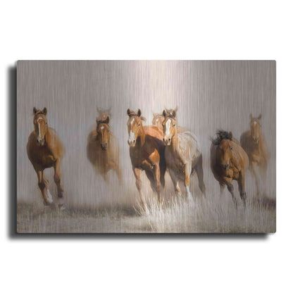 Luxe Metal Art 'Outlaws' by Lisa Dearing, Metal Wall Art