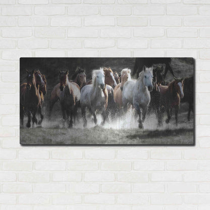 Luxe Metal Art 'Renegades' by Lisa Dearing, Metal Wall Art,48x24
