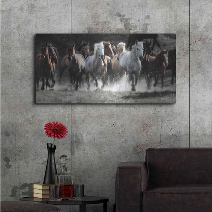 Luxe Metal Art 'Renegades' by Lisa Dearing, Metal Wall Art,48x24