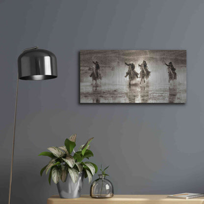 Luxe Metal Art 'Splash Dance II' by Lisa Dearing, Metal Wall Art,24x12
