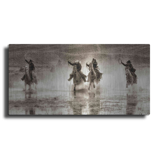 Luxe Metal Art 'Splash Dance II' by Lisa Dearing, Metal Wall Art