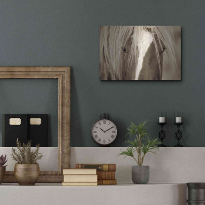 Luxe Metal Art 'The Blonde' by Lisa Dearing, Metal Wall Art,16x12