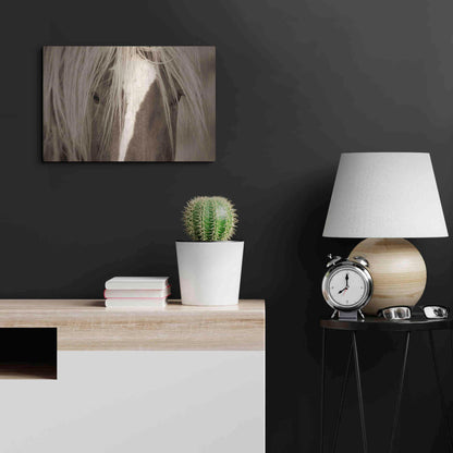 Luxe Metal Art 'The Blonde' by Lisa Dearing, Metal Wall Art,24x16