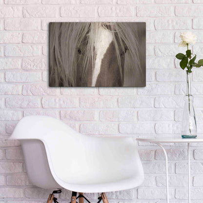 Luxe Metal Art 'The Blonde' by Lisa Dearing, Metal Wall Art,24x16