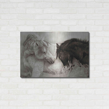 Luxe Metal Art 'The Long Goodbye' by Lisa Dearing, Metal Wall Art,36x24