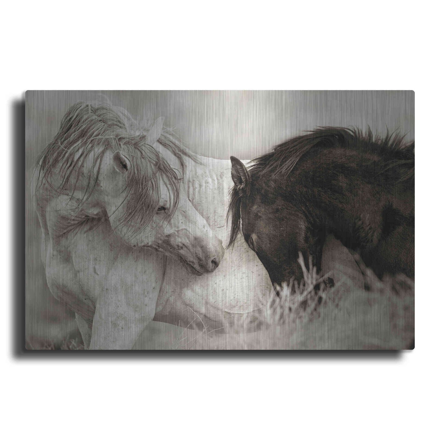 Luxe Metal Art 'The Long Goodbye' by Lisa Dearing, Metal Wall Art
