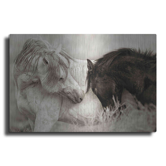Luxe Metal Art 'The Long Goodbye' by Lisa Dearing, Metal Wall Art