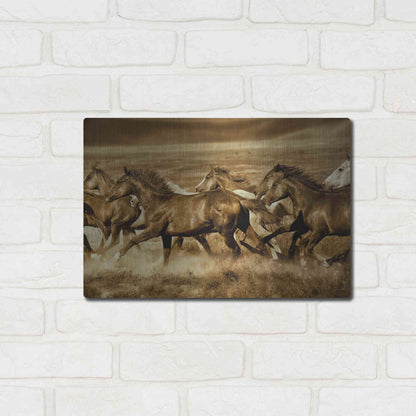 Luxe Metal Art 'Unbroken' by Lisa Dearing, Metal Wall Art,16x12