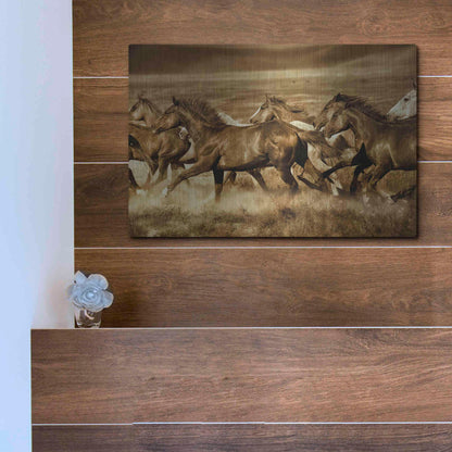Luxe Metal Art 'Unbroken' by Lisa Dearing, Metal Wall Art,16x12
