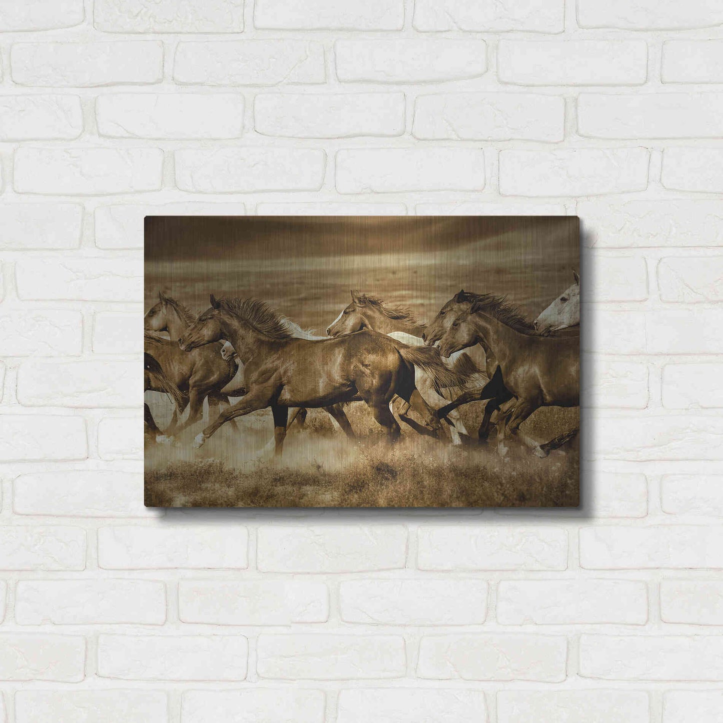 Luxe Metal Art 'Unbroken' by Lisa Dearing, Metal Wall Art,24x16