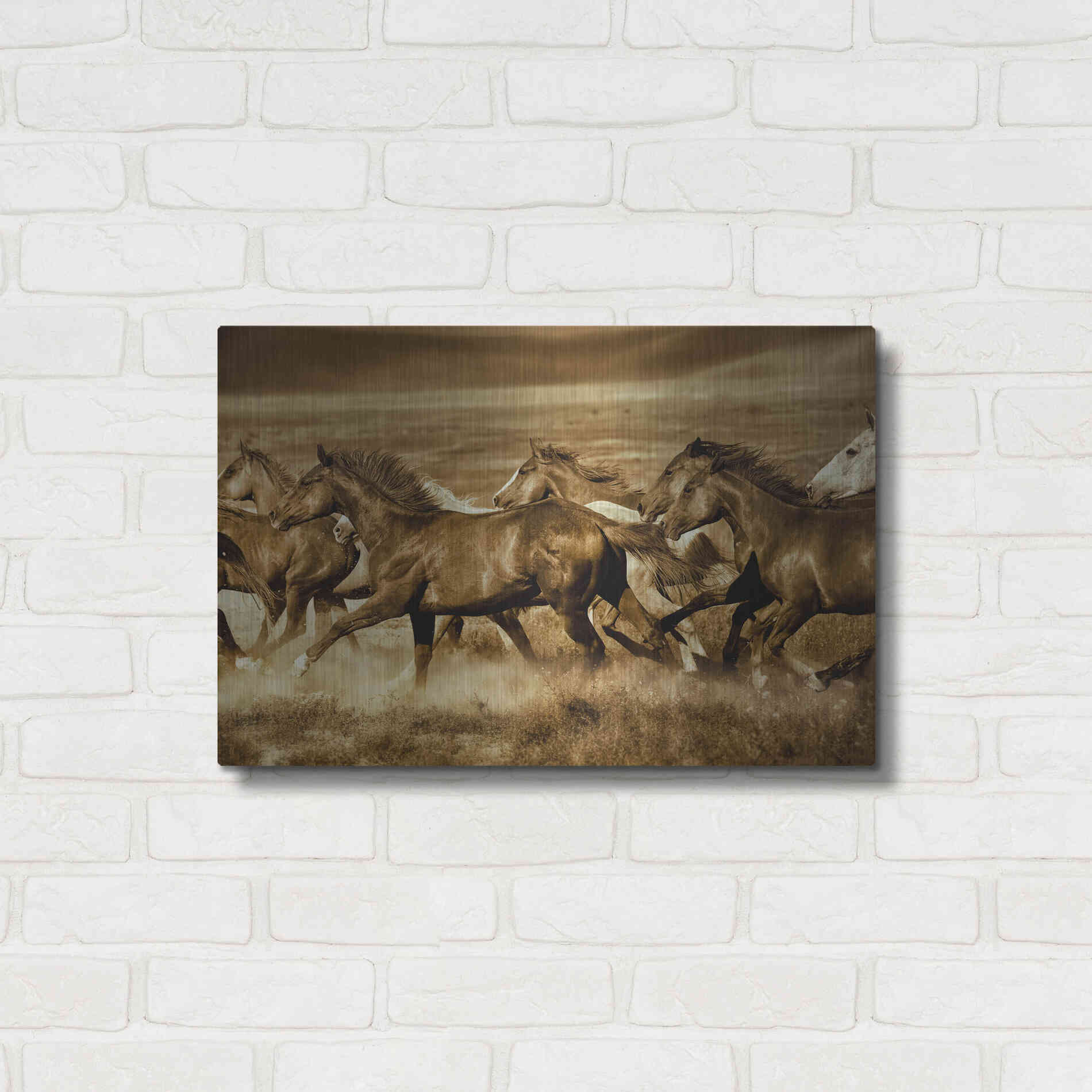 Luxe Metal Art 'Unbroken' by Lisa Dearing, Metal Wall Art,24x16