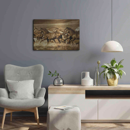 Luxe Metal Art 'Unbroken' by Lisa Dearing, Metal Wall Art,24x16