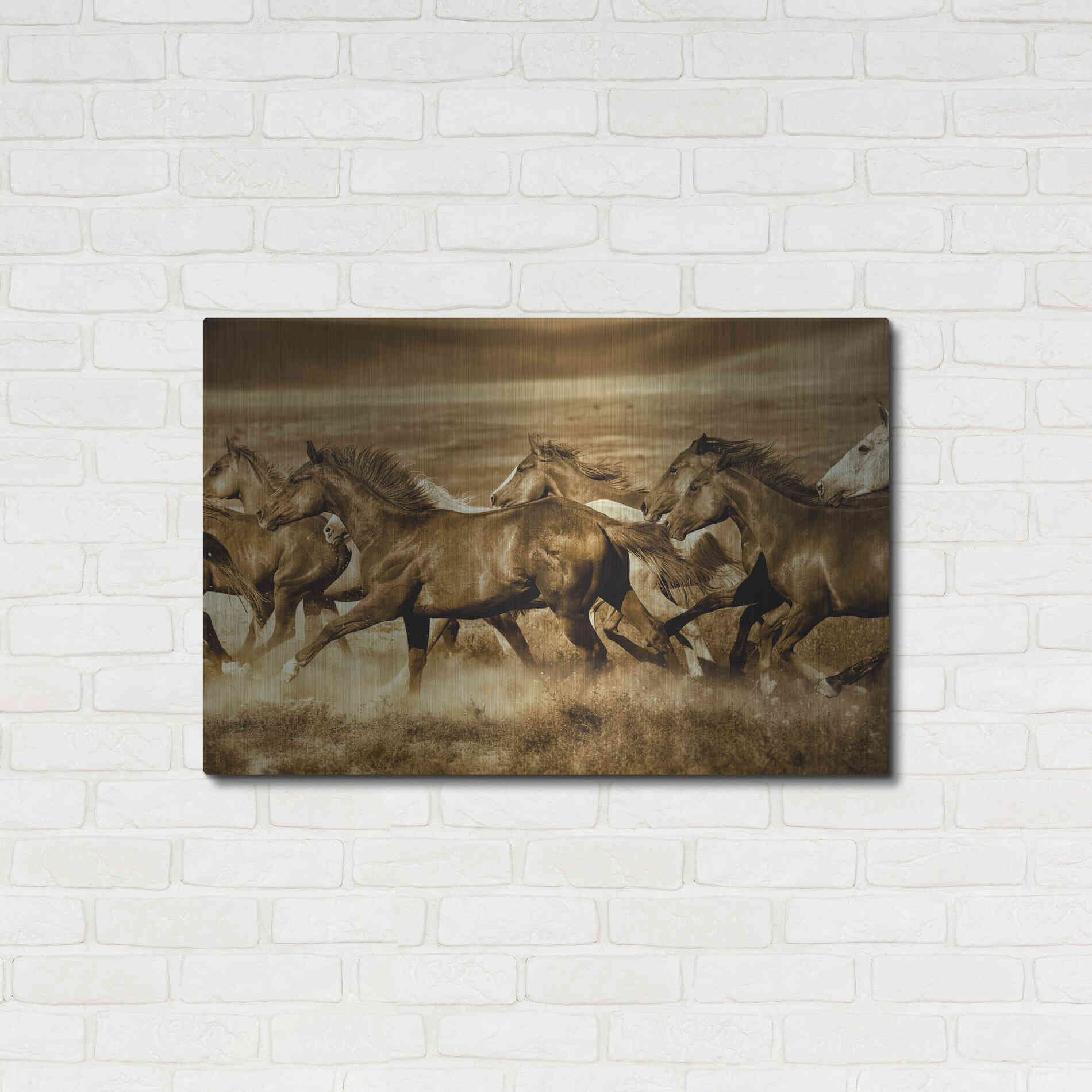 Luxe Metal Art 'Unbroken' by Lisa Dearing, Metal Wall Art,36x24