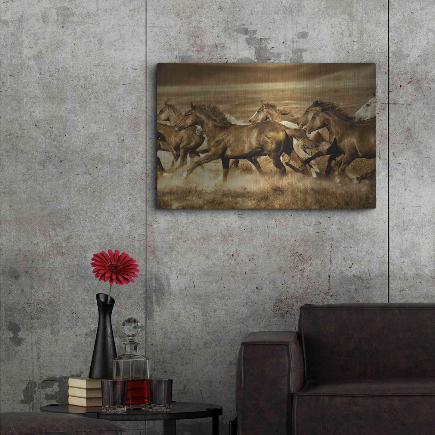 Luxe Metal Art 'Unbroken' by Lisa Dearing, Metal Wall Art,36x24