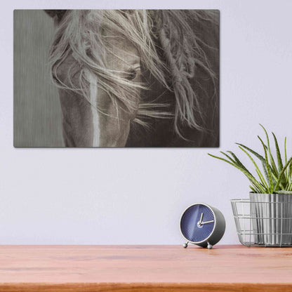 Luxe Metal Art 'Wind Knots' by Lisa Dearing, Metal Wall Art,16x12