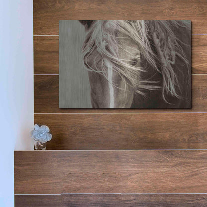 Luxe Metal Art 'Wind Knots' by Lisa Dearing, Metal Wall Art,16x12