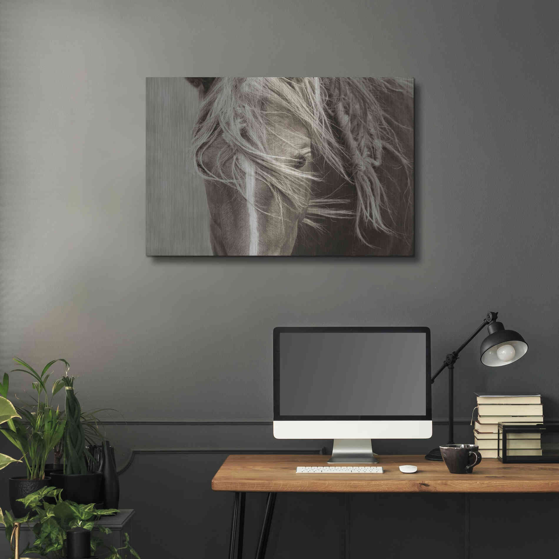 Luxe Metal Art 'Wind Knots' by Lisa Dearing, Metal Wall Art,36x24