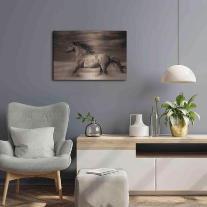 Luxe Metal Art 'Wind Runner' by Lisa Dearing, Metal Wall Art,24x16