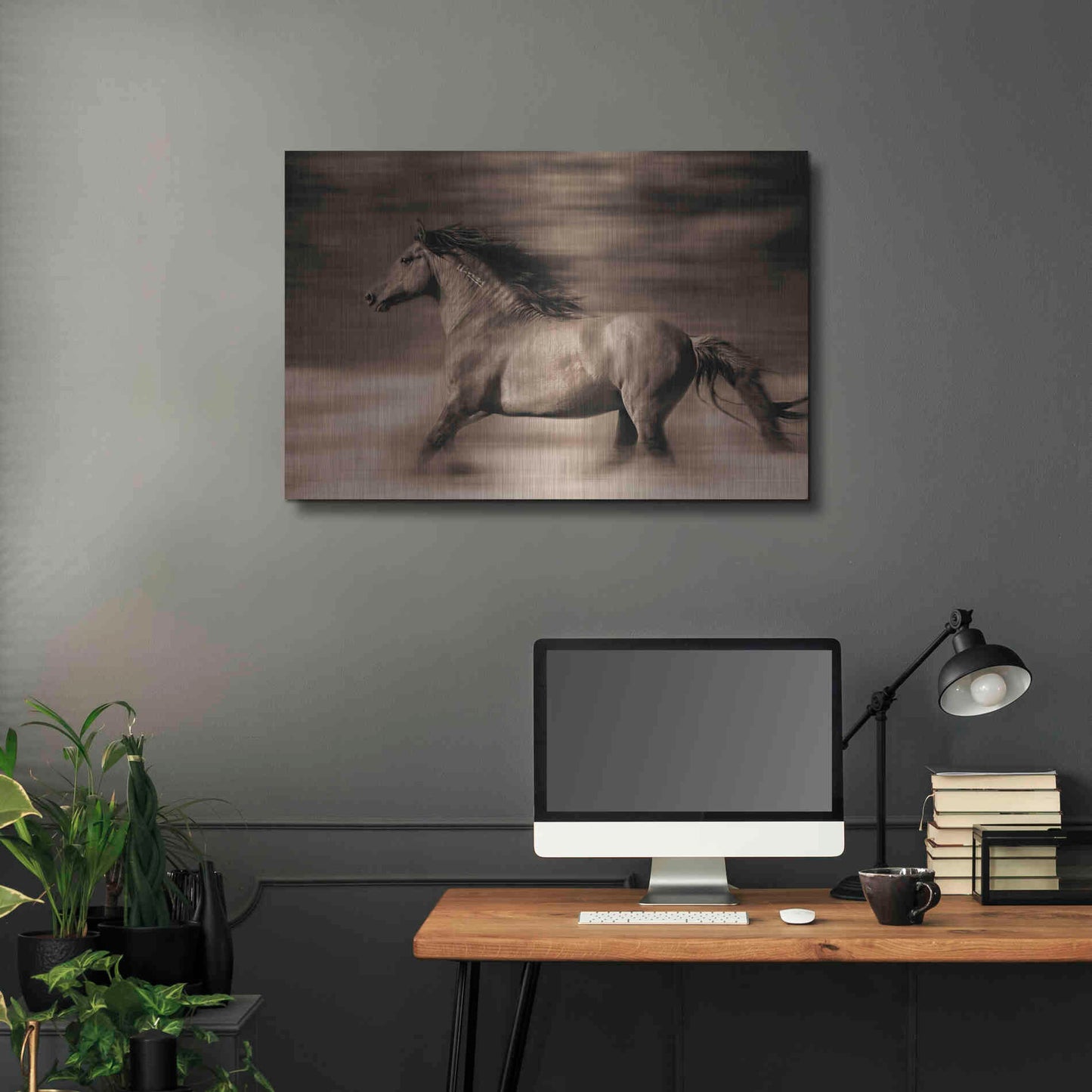 Luxe Metal Art 'Wind Runner' by Lisa Dearing, Metal Wall Art,36x24