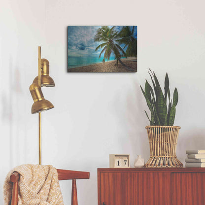 Luxe Metal Art 'Palm Tree Dreams' by Lizzy Davis, Metal Wall Art,24x16