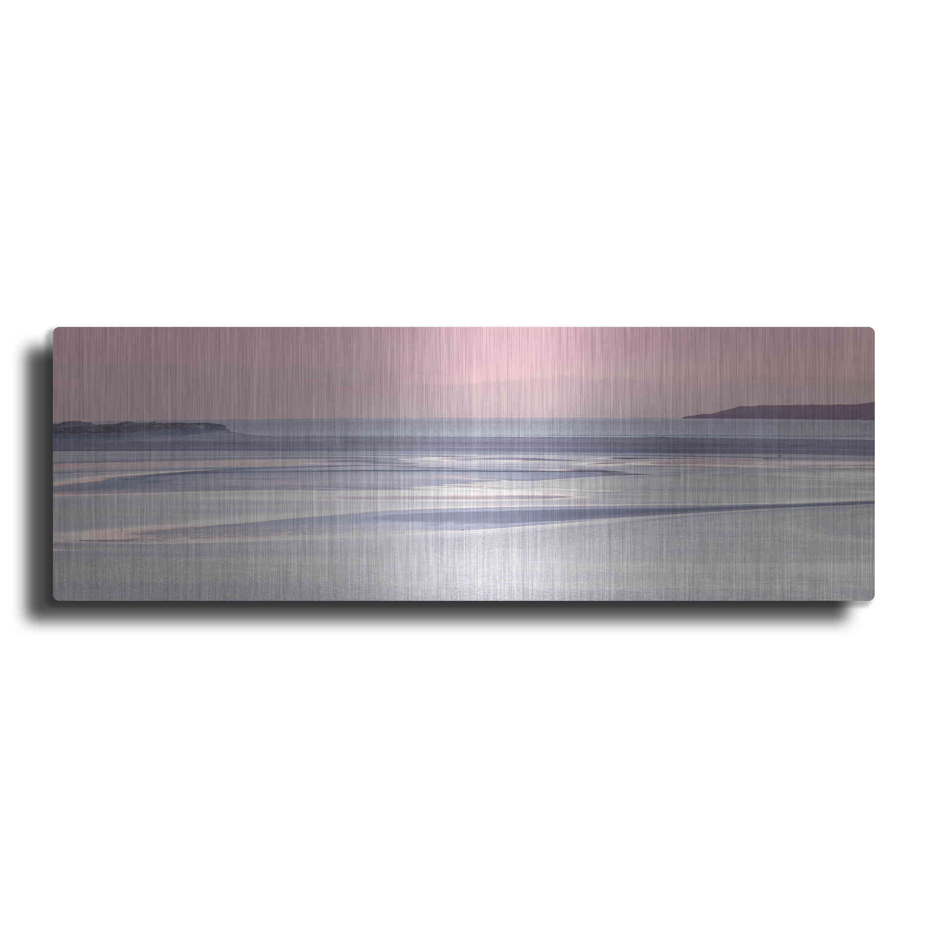 Luxe Metal Art 'Silver Sands' by Lynne Douglas, Metal Wall Art