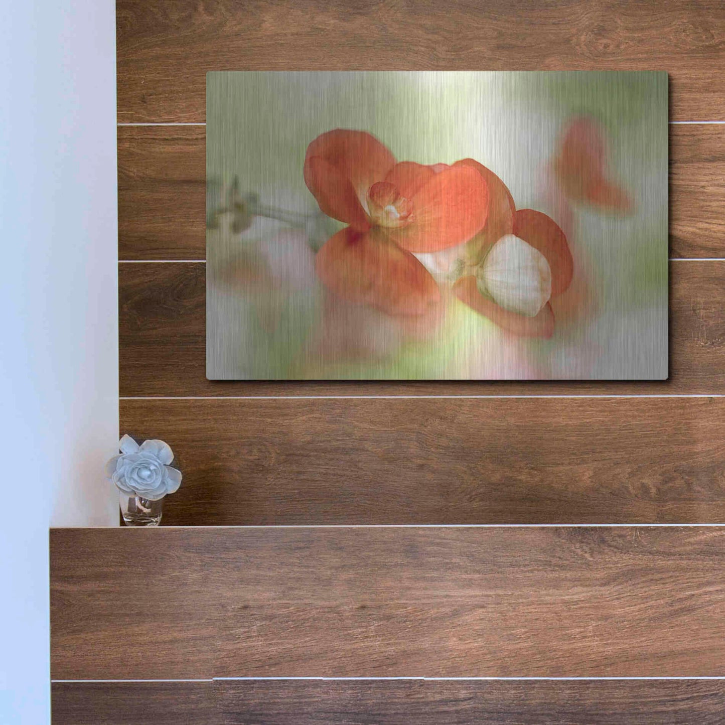 Luxe Metal Art 'Summer Glow' by Mandy Disher, Metal Wall Art,16x12