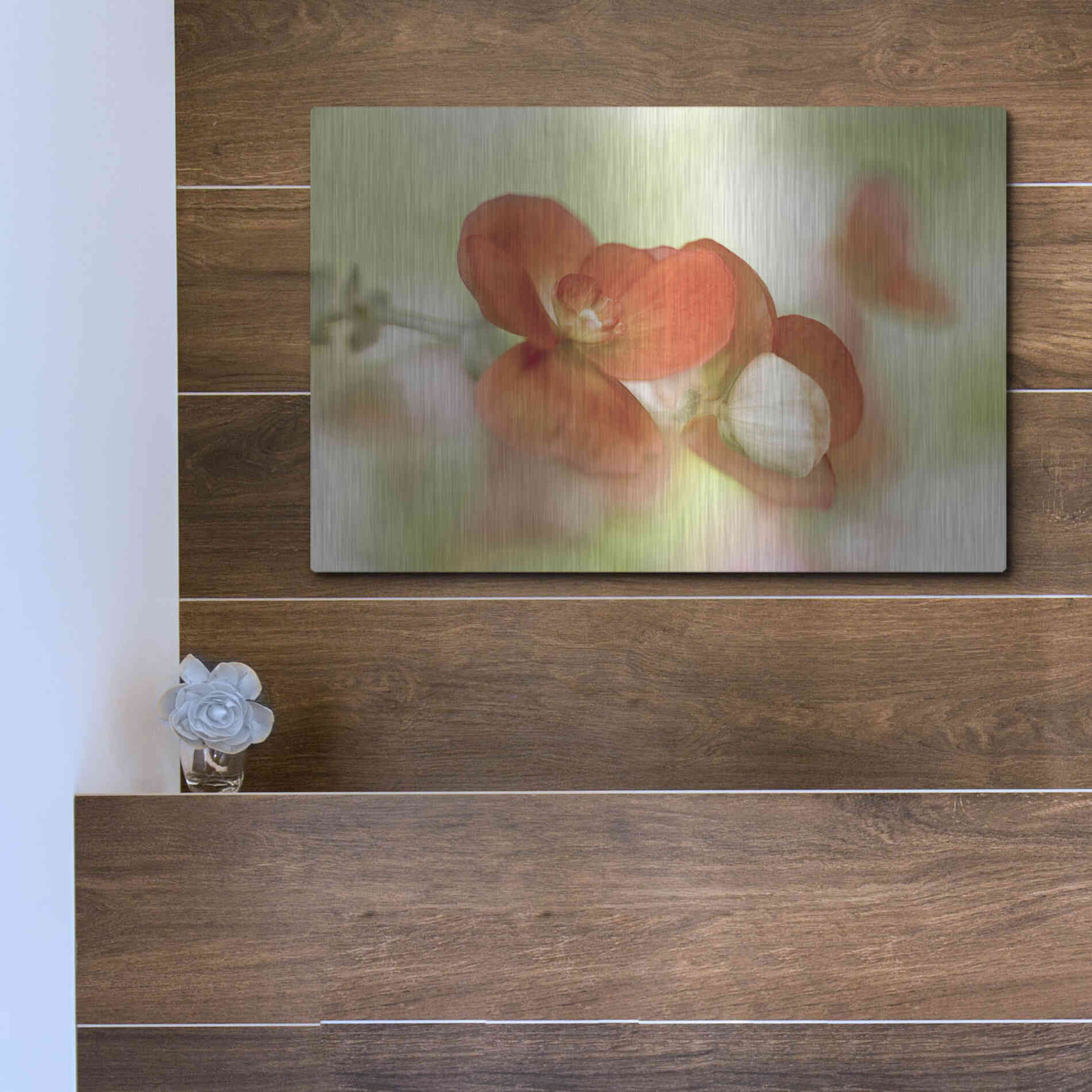 Luxe Metal Art 'Summer Glow' by Mandy Disher, Metal Wall Art,16x12