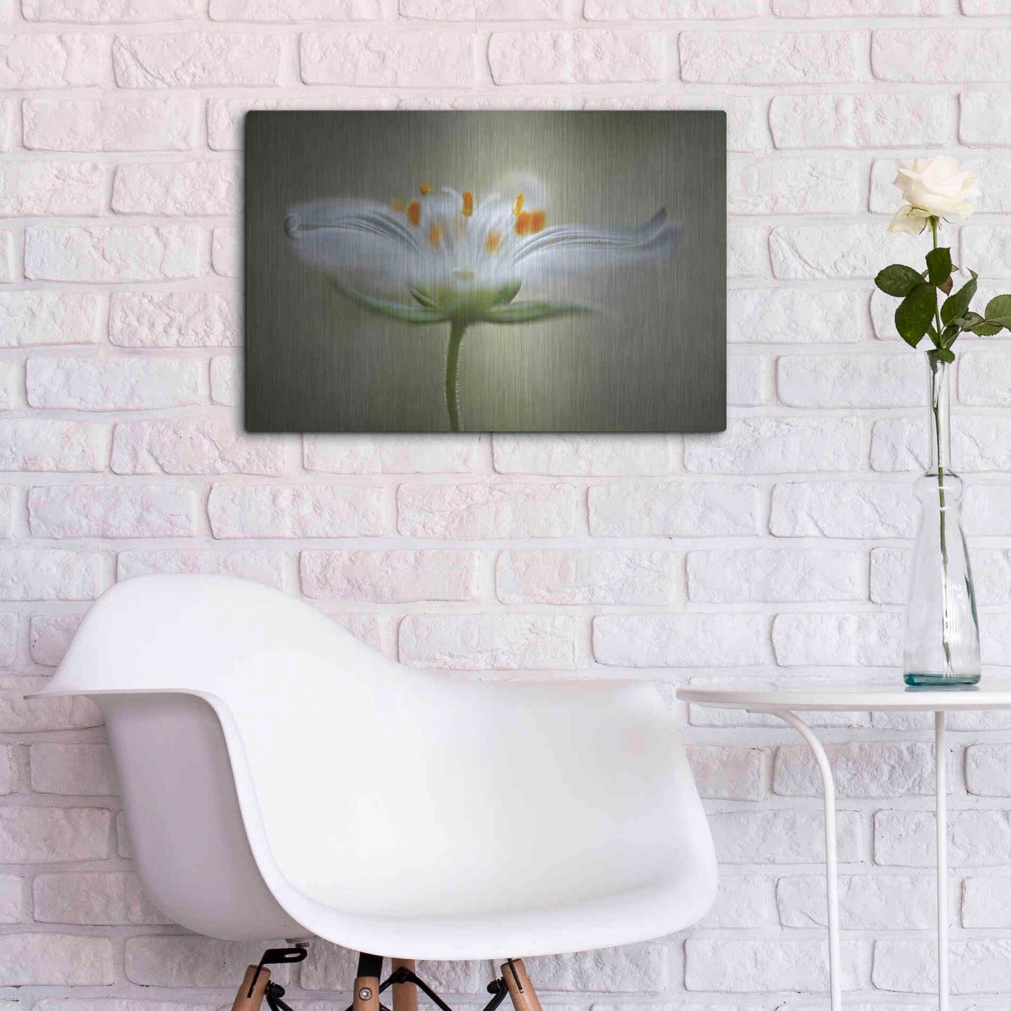 Luxe Metal Art 'Summer Swirl' by Mandy Disher, Metal Wall Art,24x16