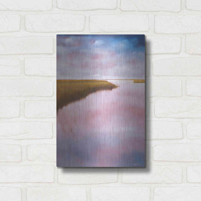 Luxe Metal Art 'Lowlands' by Michael A. Diliberto, Metal Wall Art,12x16