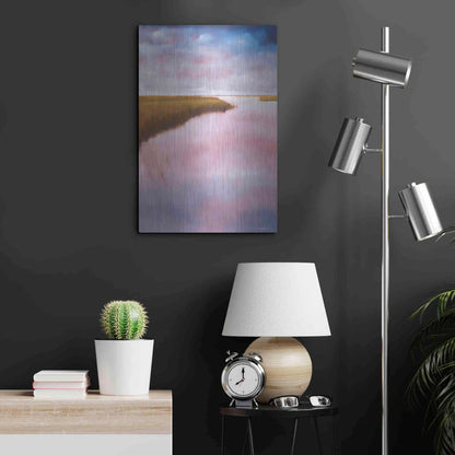 Luxe Metal Art 'Lowlands' by Michael A. Diliberto, Metal Wall Art,16x24