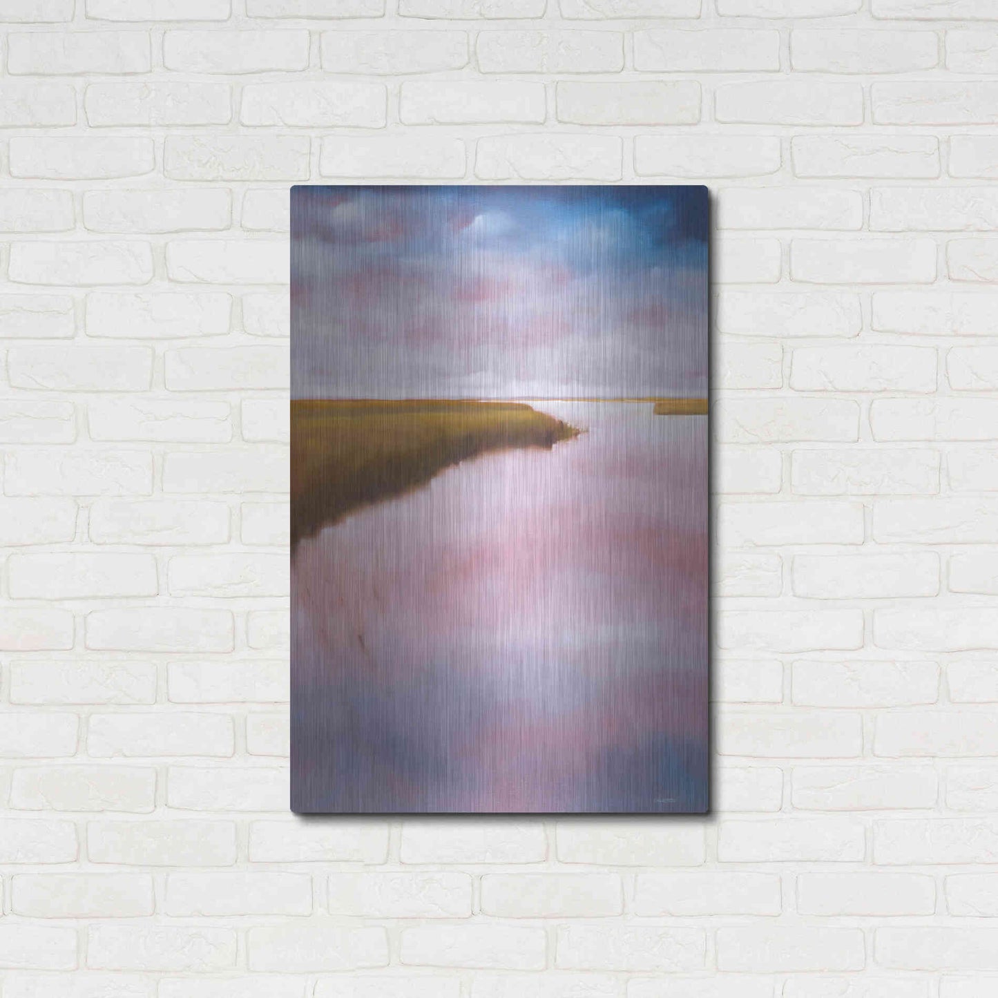 Luxe Metal Art 'Lowlands' by Michael A. Diliberto, Metal Wall Art,24x36