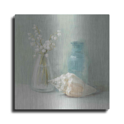 Luxe Metal Art 'Lily of the Valley Spa' by Danhui Nai, Metal Wall Art