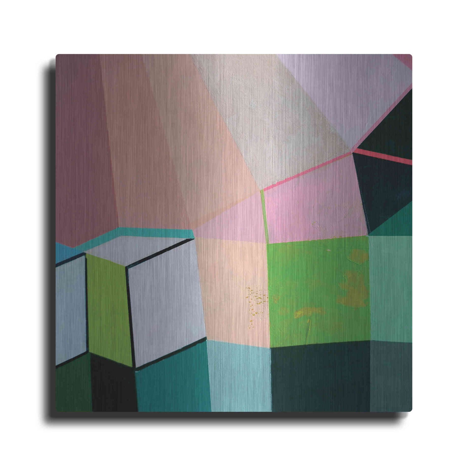 Luxe Metal Art 'Angles No. 1' by Naomi Taitz Duffy, Metal Wall Art
