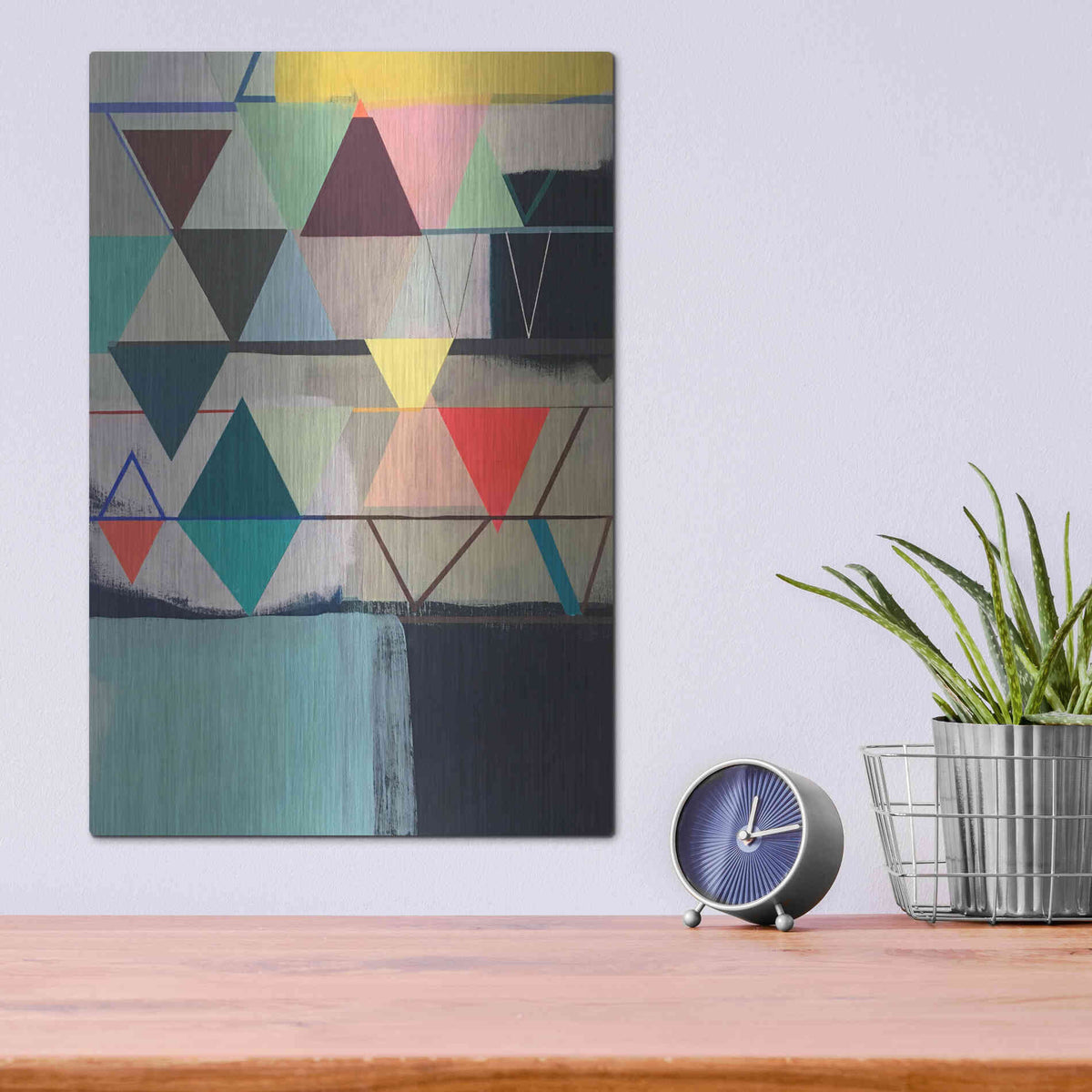 Luxe Metal Art 'I Was Hoping You Would Come' by Naomi Taitz Duffy, Metal Wall Art,12x16
