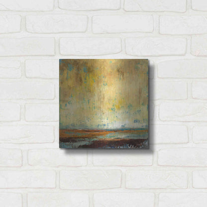 Luxe Metal Art 'Air Quality' by Patrick Dennis, Metal Wall Art,12x12