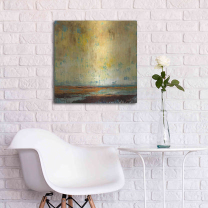 Luxe Metal Art 'Air Quality' by Patrick Dennis, Metal Wall Art,24x24