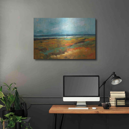 Luxe Metal Art 'Benchmarks' by Patrick Dennis, Metal Wall Art,36x24