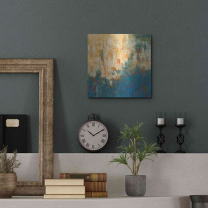 Luxe Metal Art 'Breathing Room' by Patrick Dennis, Metal Wall Art,12x12