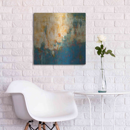 Luxe Metal Art 'Breathing Room' by Patrick Dennis, Metal Wall Art,24x24