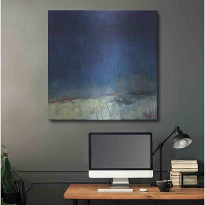 Luxe Metal Art 'Dugout' by Patrick Dennis, Metal Wall Art,36x36