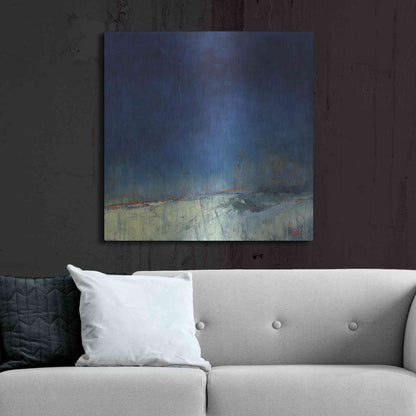 Luxe Metal Art 'Dugout' by Patrick Dennis, Metal Wall Art,36x36