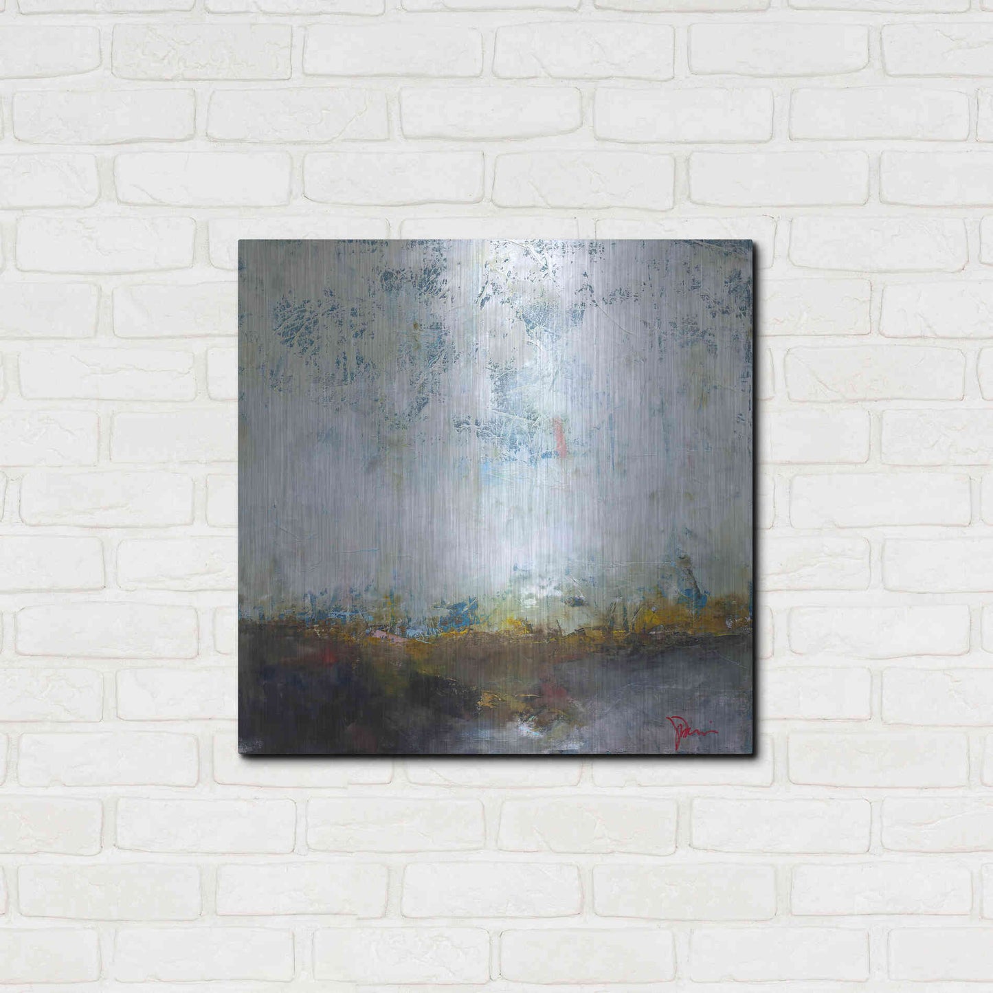 Luxe Metal Art 'In The Pink' by Patrick Dennis, Metal Wall Art,24x24